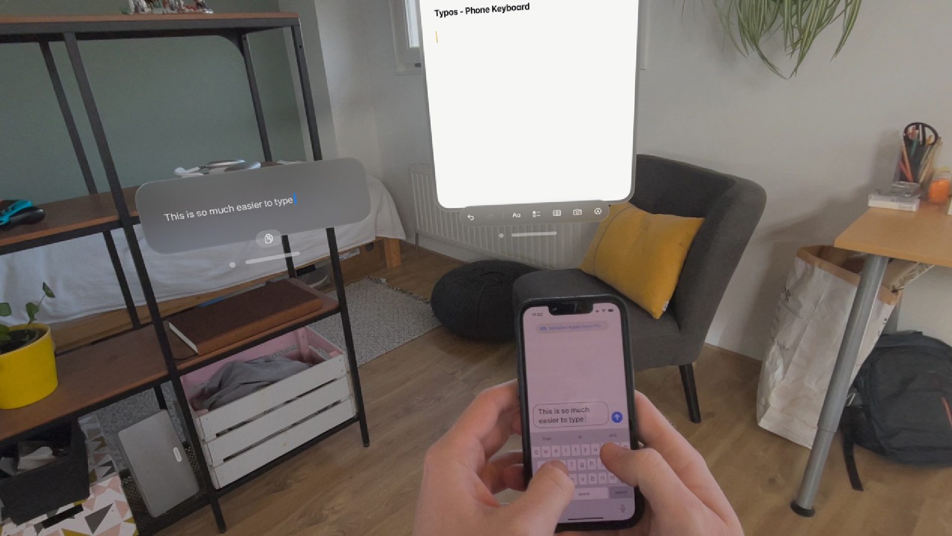 New Vision Pro App Brings Faster Input By Using IPhone Keyboard