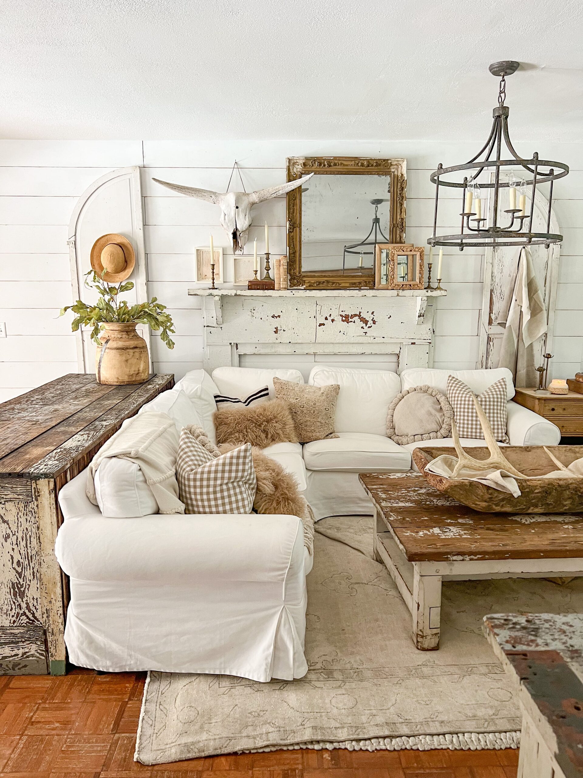 Neutral Living Room | Cabinets Matttroy