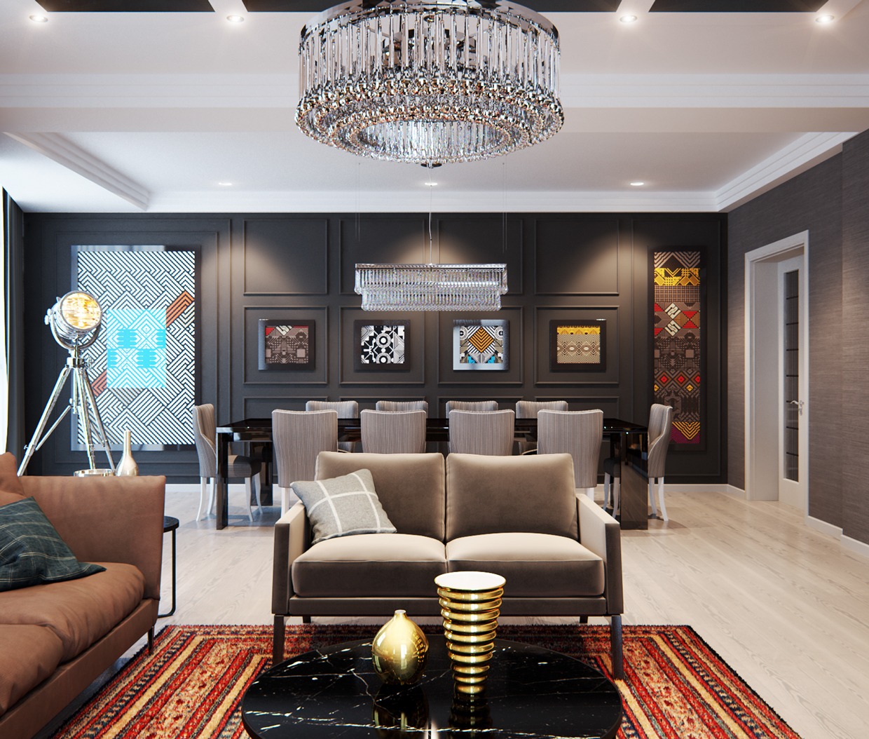 A Modern Interior Home Design Which Combining a Classic Decor That Would Bring Out a Trendy ...