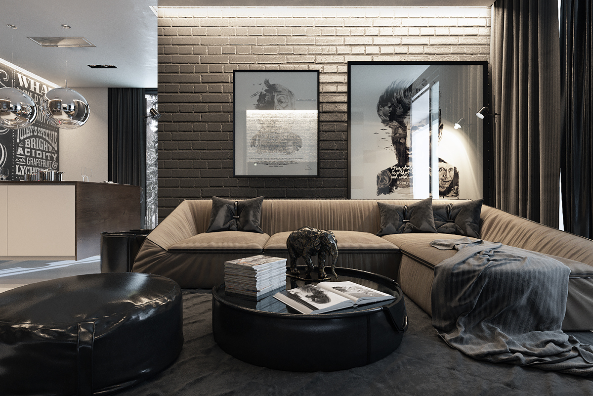 Small Contemporary Living Room Design Living Apartments Cozy