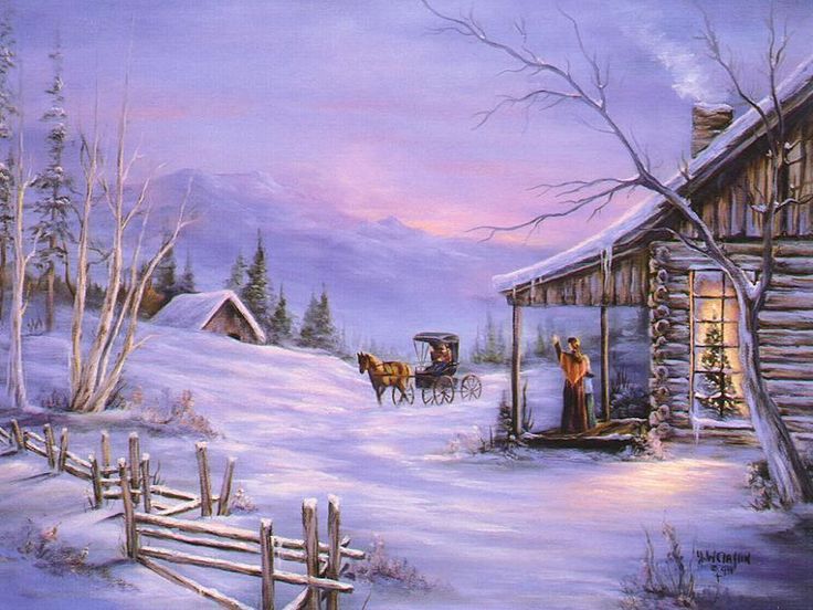 19 Best Christmas/Winter Art Images On Pinterest