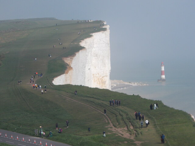 Walkers At Beachy Head © Peter S:: Geograph Britain And Ireland