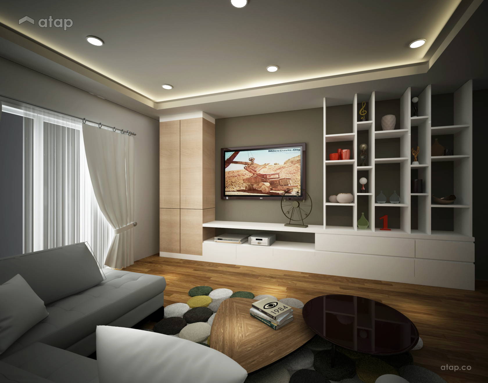 Futuristic Family Room
