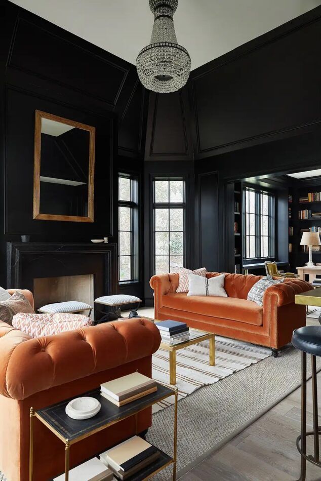 Black Living Room