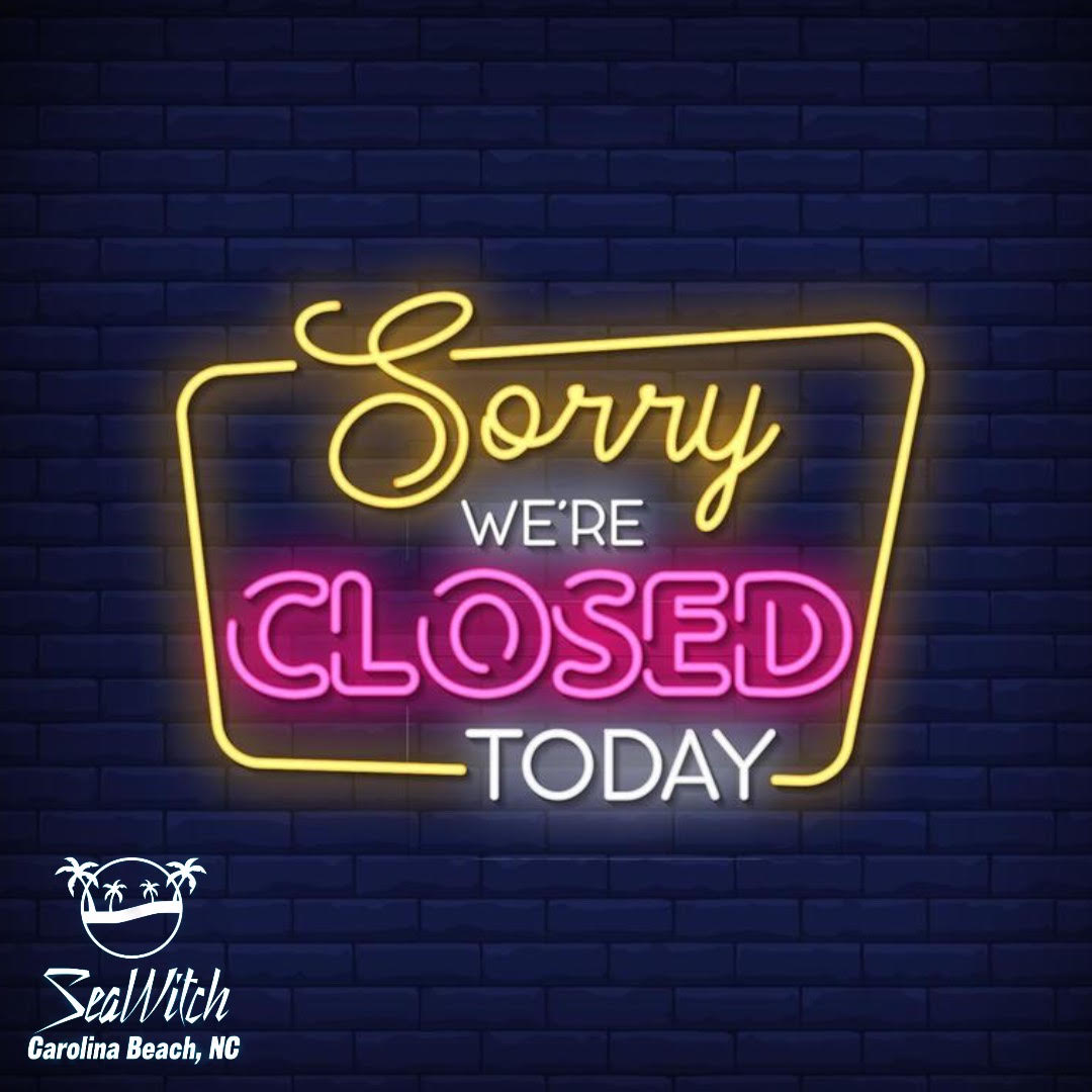 Tuesday January 2 - Thursday January 4 CLOSED - SeaWitch Tiki Bar | Live Music | Carolina Beach NC
