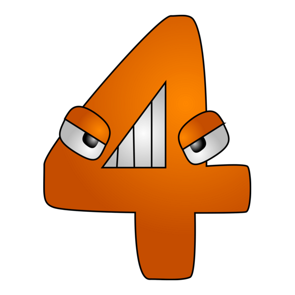 Number 4 Logo