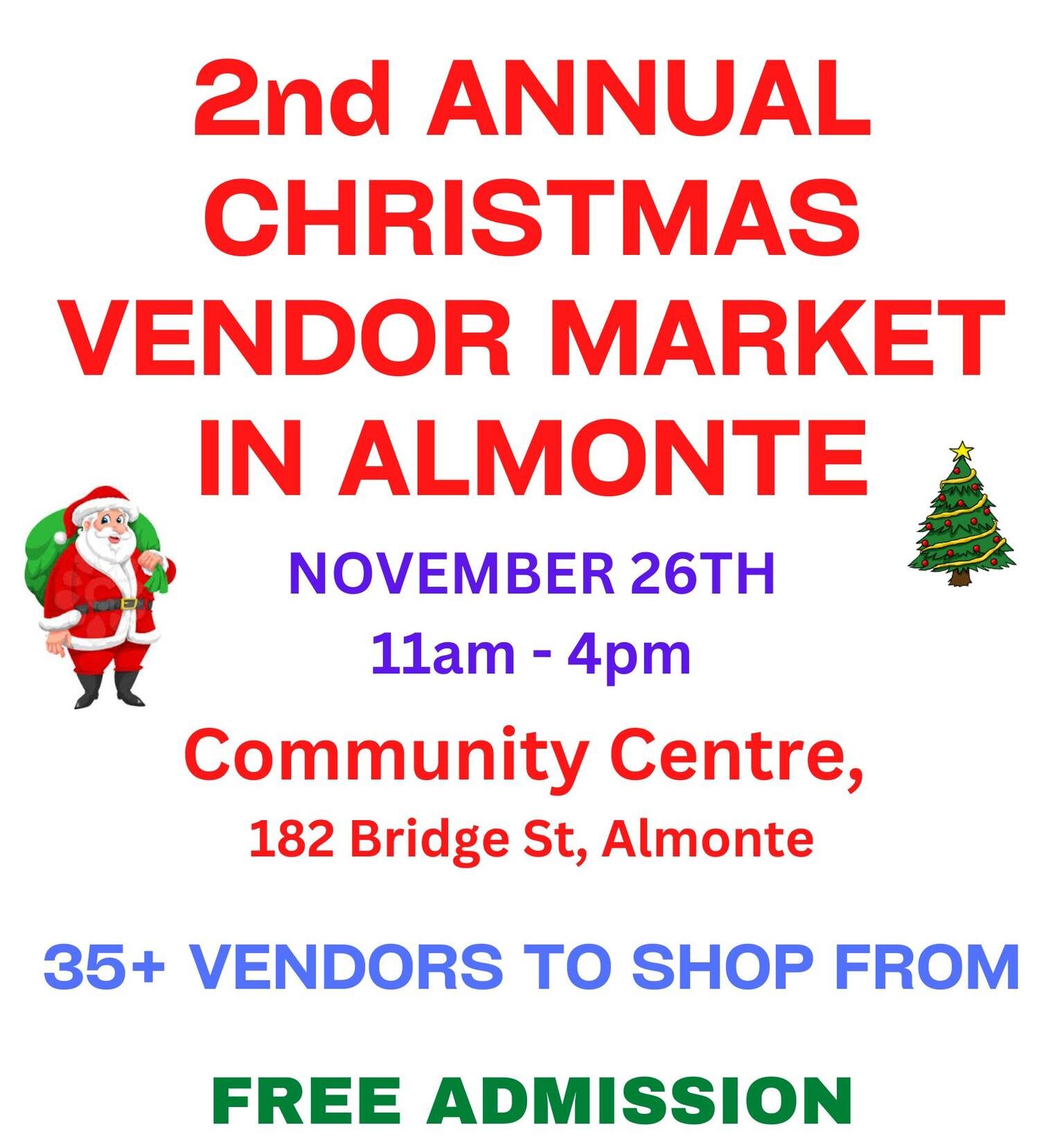 Christmas In Almonte Craft And Vendor Show – ShowWiz