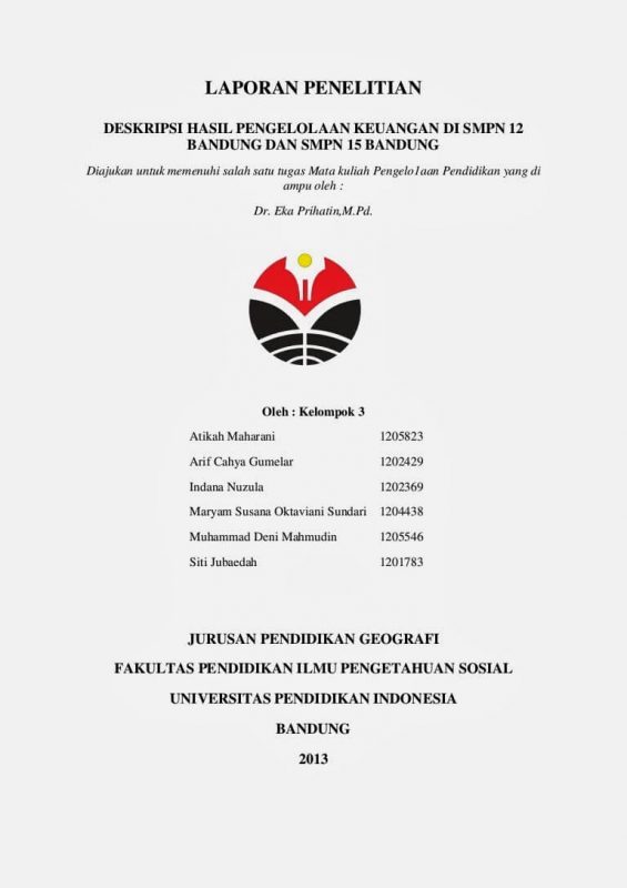 Contoh Cover Makalah Sma Yang Benar