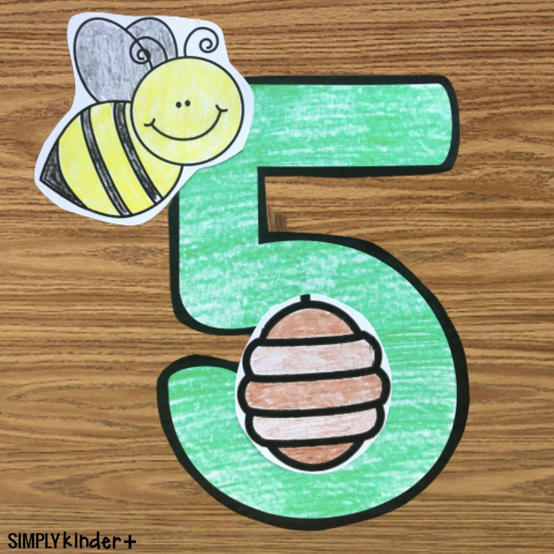 Number 5 (Five) Craft - Simply Kinder Plus