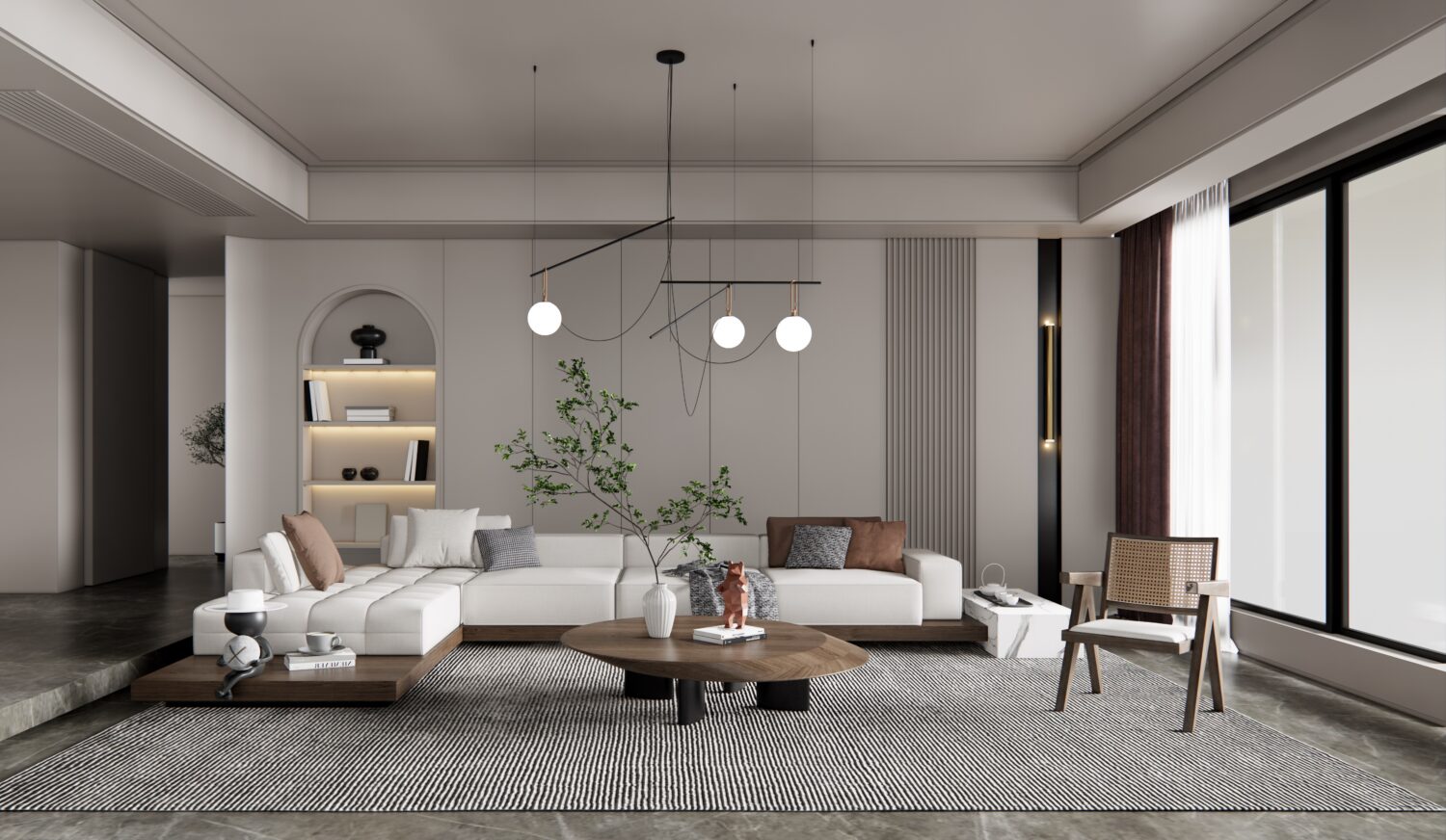 8796. Sketchup Living Room Interior Model Download