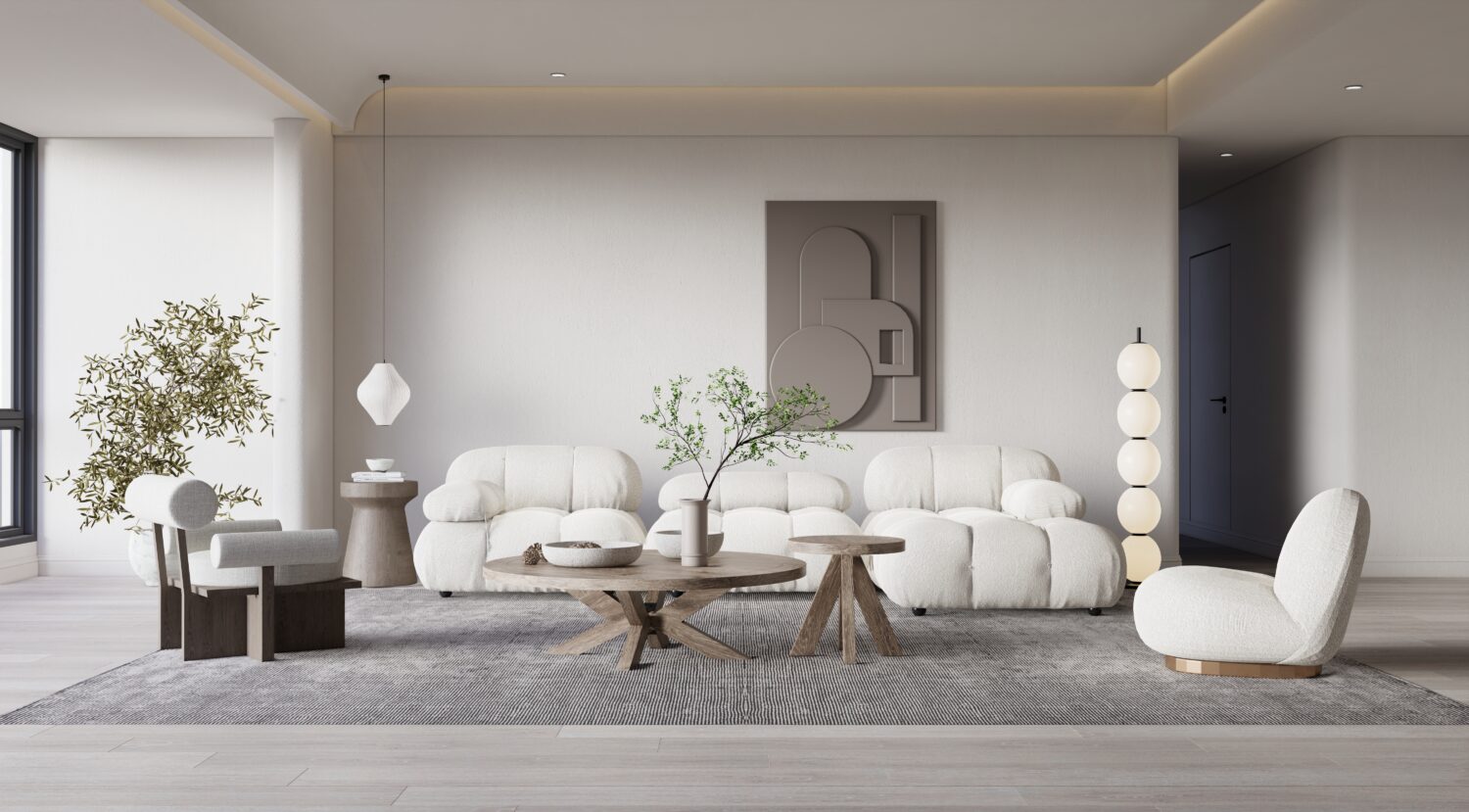 8812. Sketchup Living Room Interior Model Download