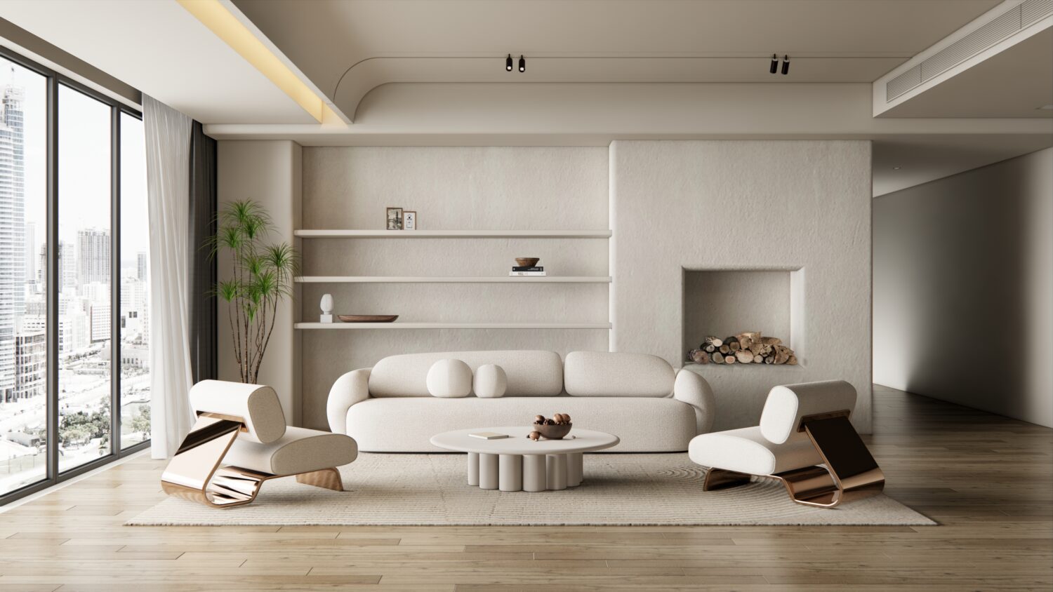8814. Sketchup Living Room Interior Model Download