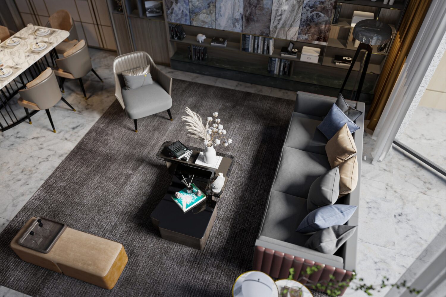 13379. Sketchup Living Room Interior Model Download by Cong Nguyen Tran - Sketchup Models For ...