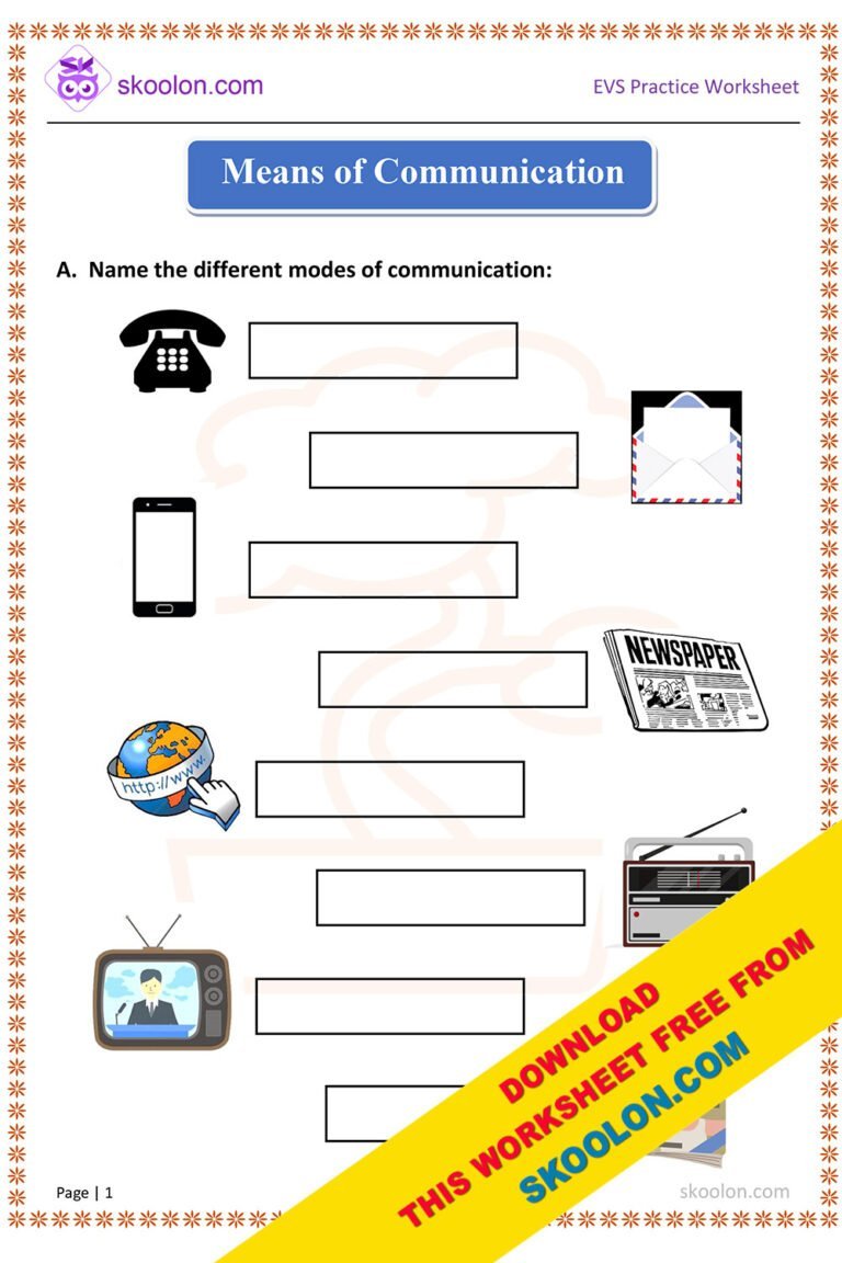 Means of Communication - skoolon.com