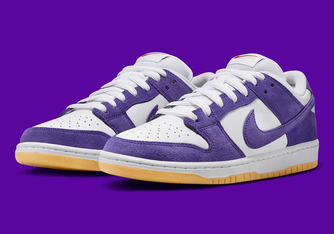 Nike SB Dunk Low Orange Label &quot;Purple Suede&quot;| SneakerNews.com