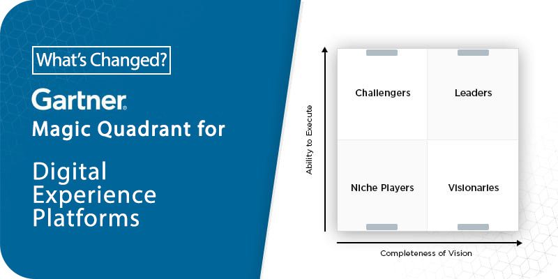 What&#39;s Changed: 2022 Gartner Magic Quadrant For Digital Experience Platforms