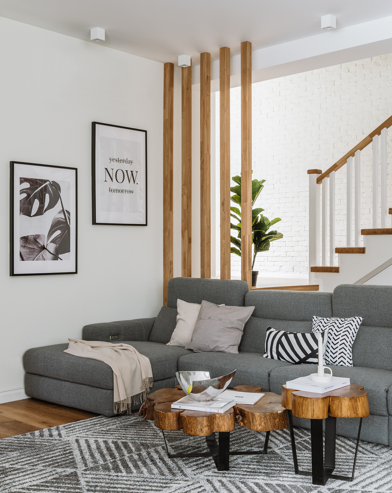 Contemporary Scandinavian Living Room Design | Baci Living Room