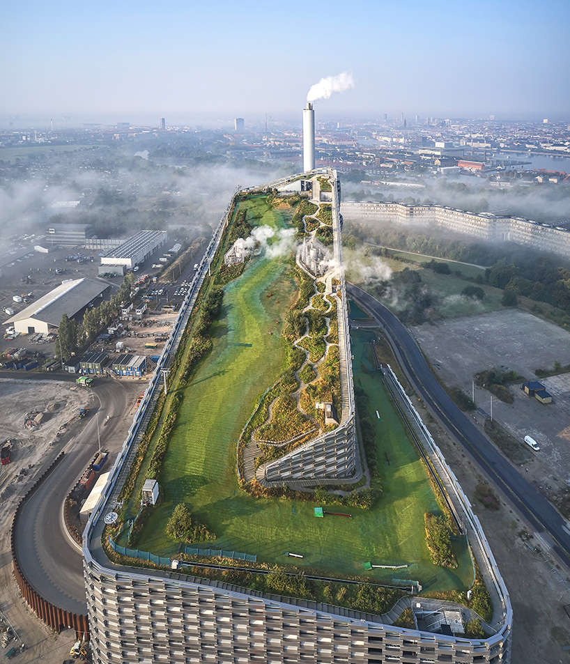 bjarke ingels group&#39;s copenhill energy plant photographed by hufton + crow