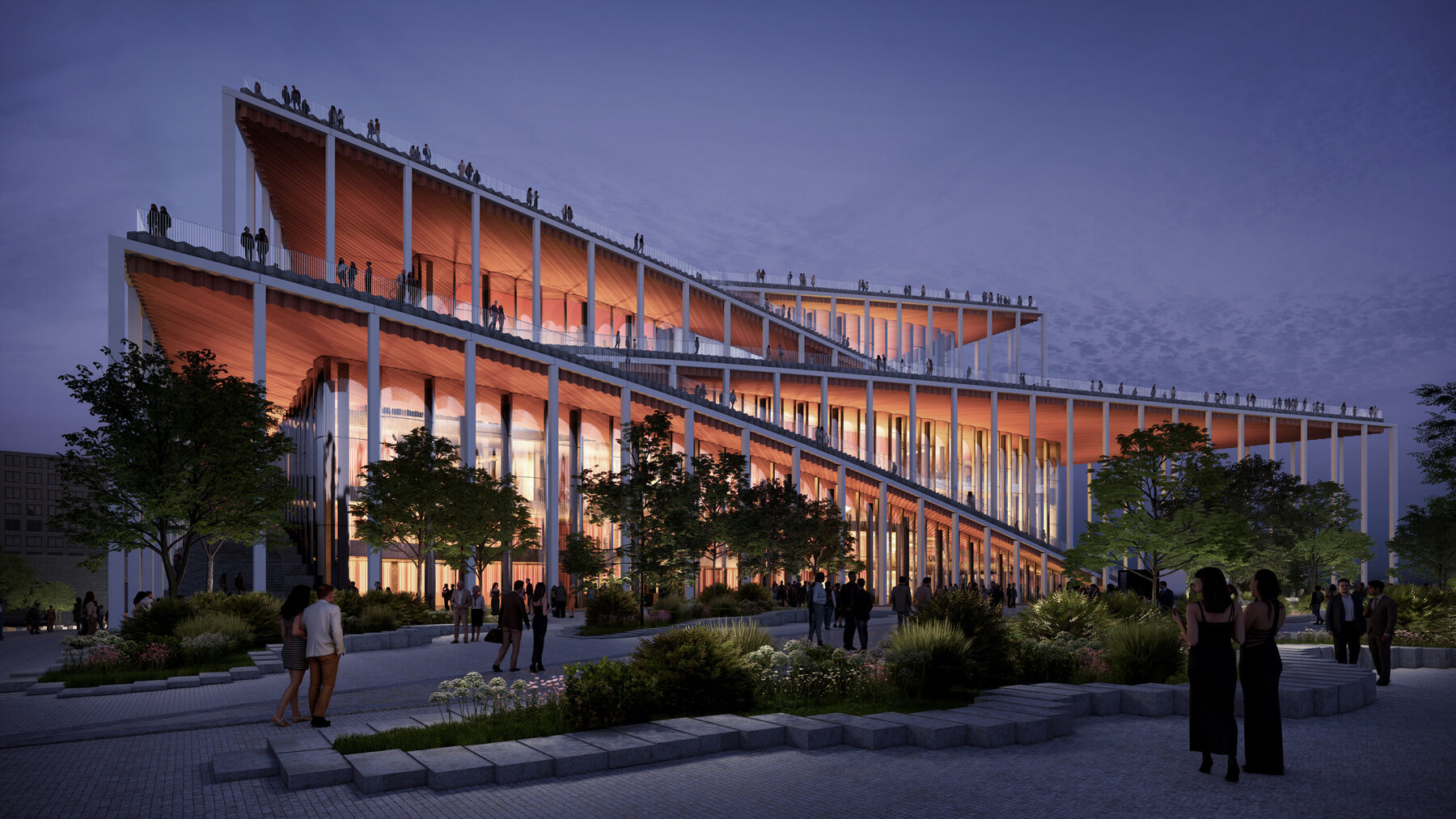 Bjarke Ingels Unveils Final Design For Vltava Philharmonic Hall In Prague