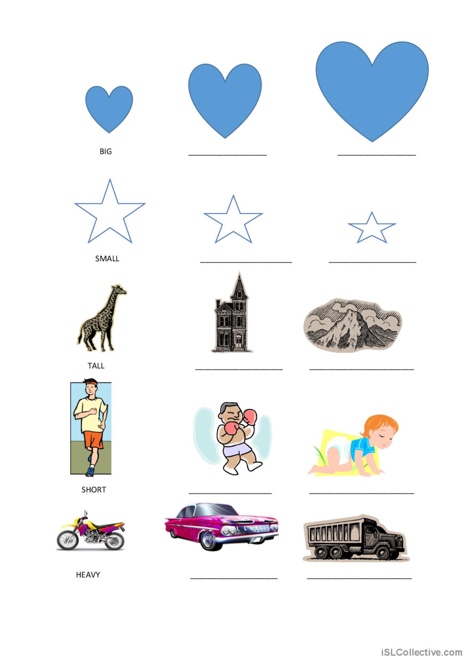 COMPARATIVE SUPERLATIVE: English ESL Worksheets Pdf & Doc