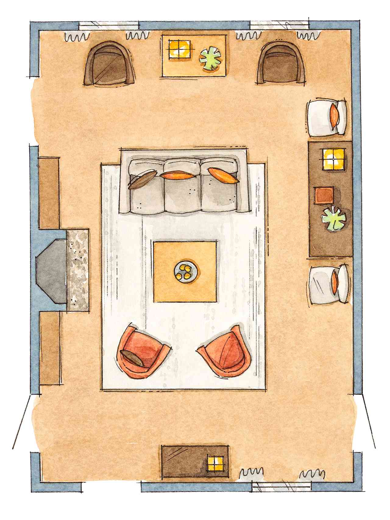 Arrange Furniture Floor Plan - Image to u