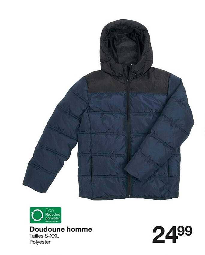 Promo Doudoune Homme Chez Zeeman - ICatalogue.fr