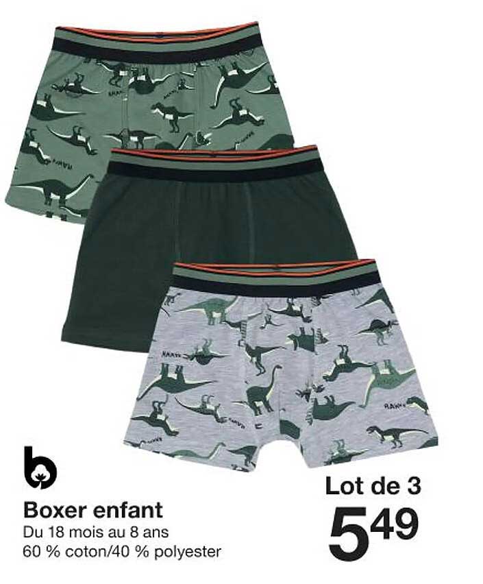 Promo Boxer Enfant Chez Zeeman - ICatalogue.fr