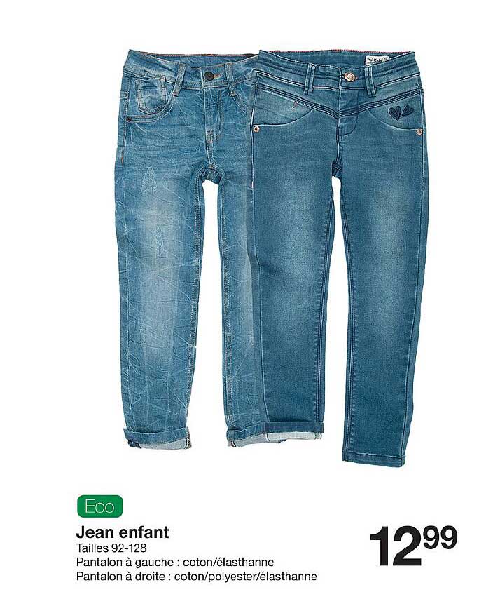 Promo Jean Enfant Chez Zeeman - ICatalogue.fr