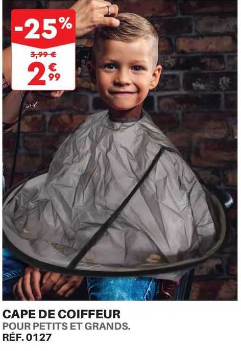 Promo Cape De Coiffeur Chez Shopix - ICatalogue.fr