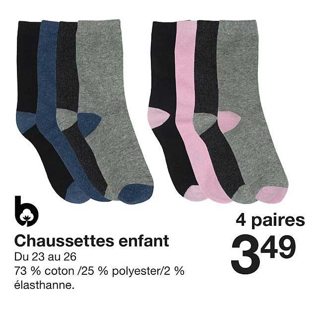 Promo Chaussettes Enfant Chez Zeeman - ICatalogue.fr