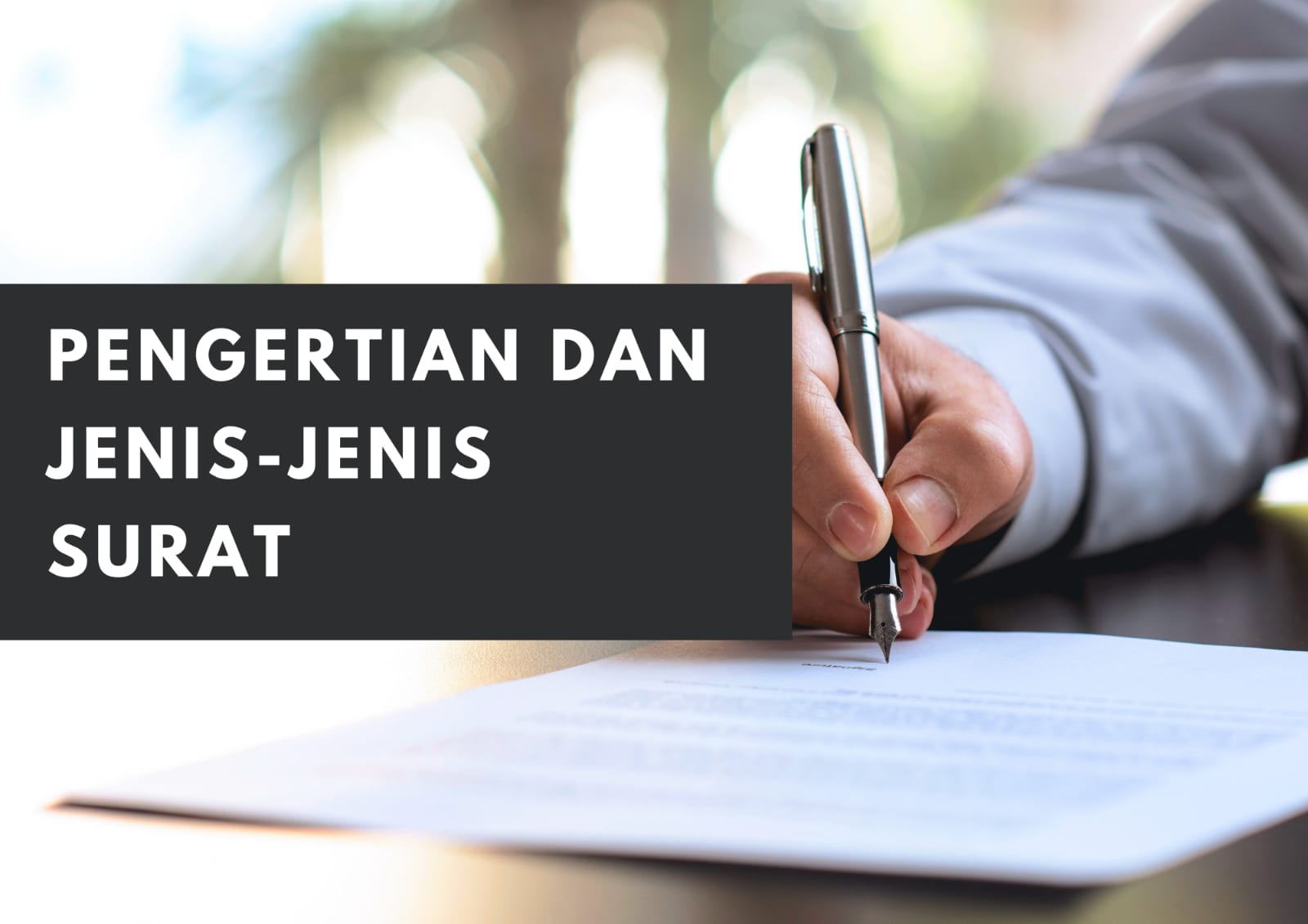 Pengertian Surat Dan Jenis Jenis Surat Kumpulan Surat Penting - Otosection