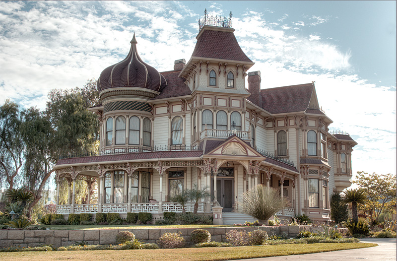 Victorian House, Redlands, California Photo On Sunsurfer