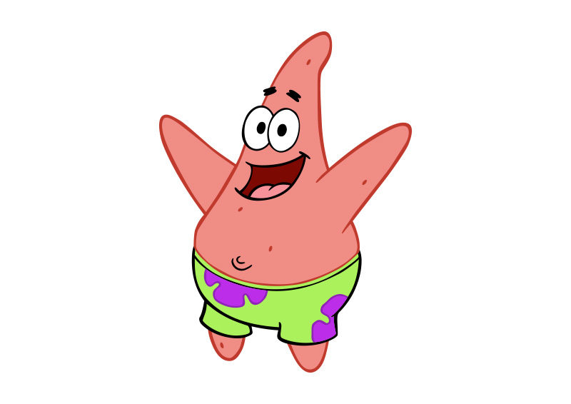 Patrick Star Vector - SuperAwesomeVectors