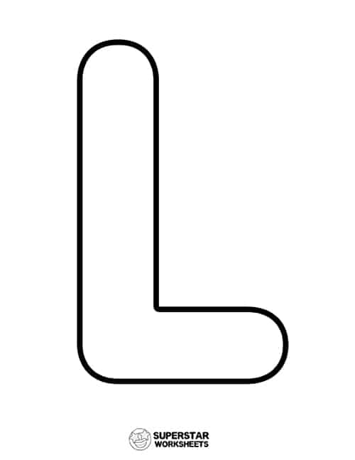 Letter L Worksheet - Superstar Worksheets