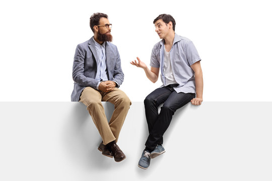 Two People Talking