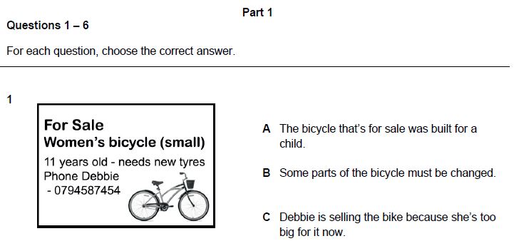 Cambridge A2 Key (KET): Reading and Writing Part 1 - Teacher Phill
