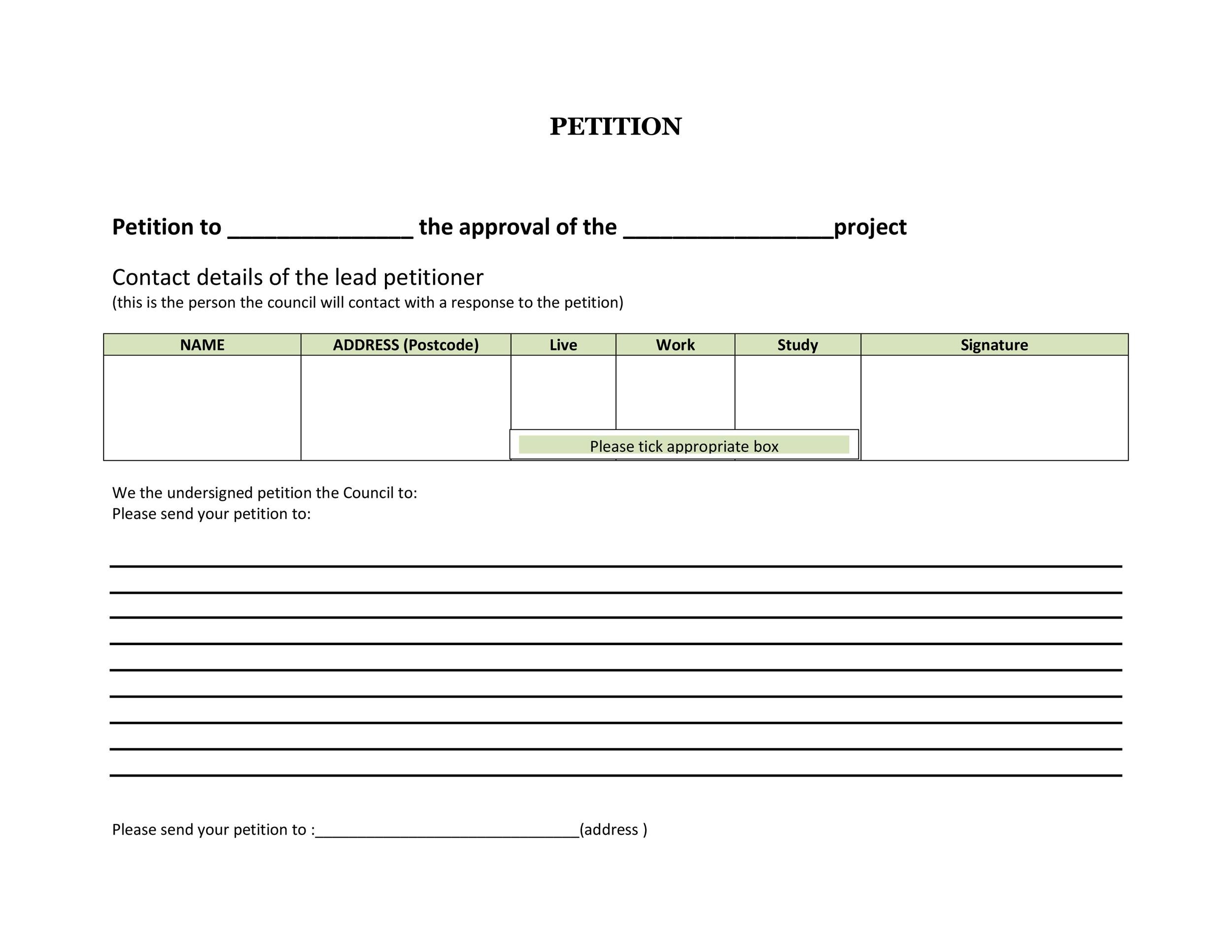 30 Petition Templates + How To Write Petition Guide