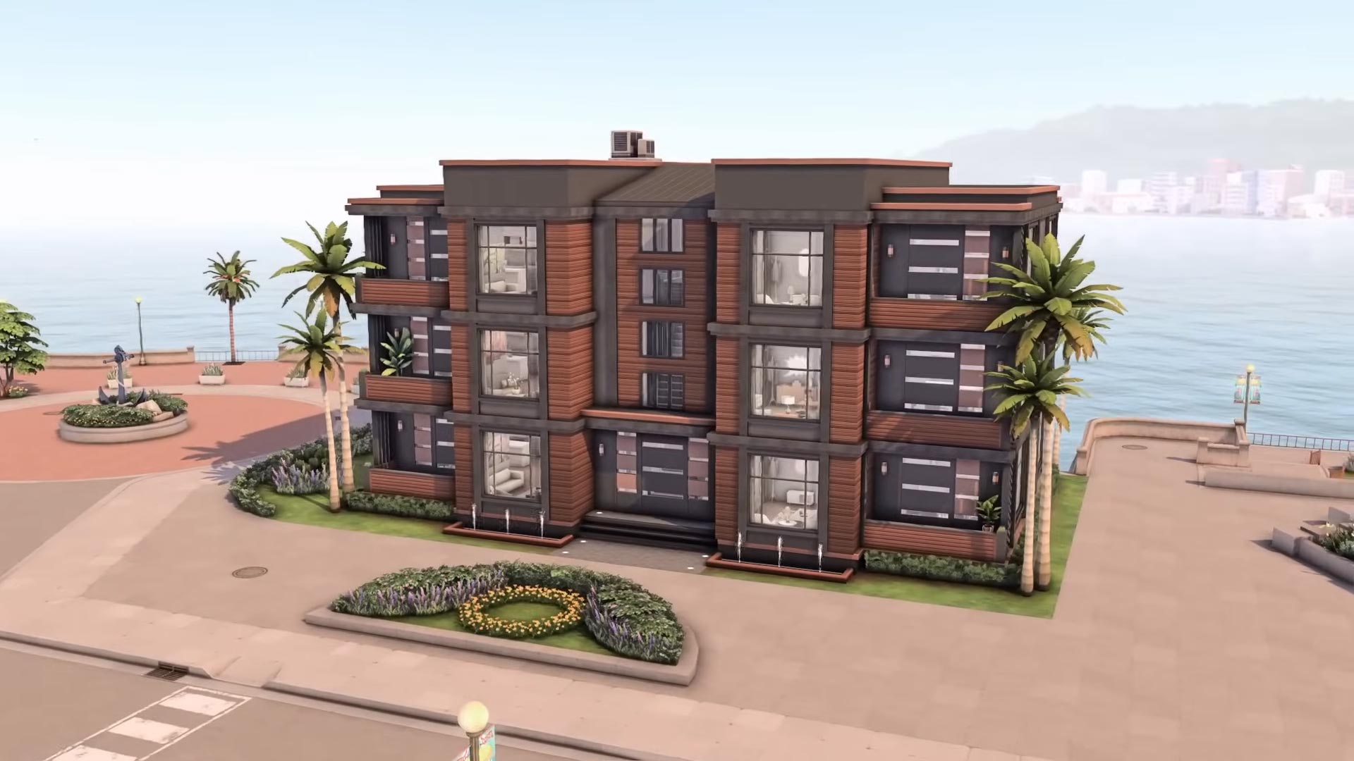 The Sims 4 For Rent Modern Apartment Building