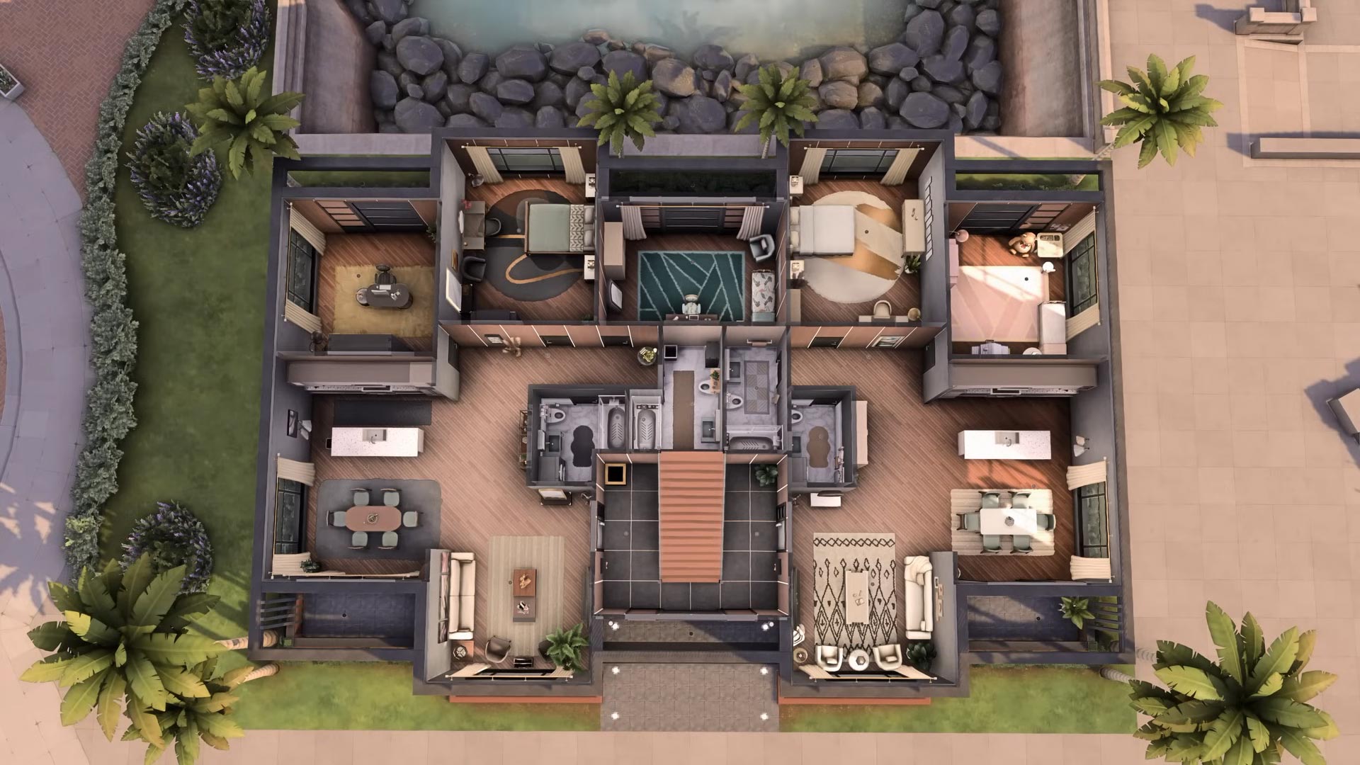The Sims 4 For Rent Modern Apartment Building