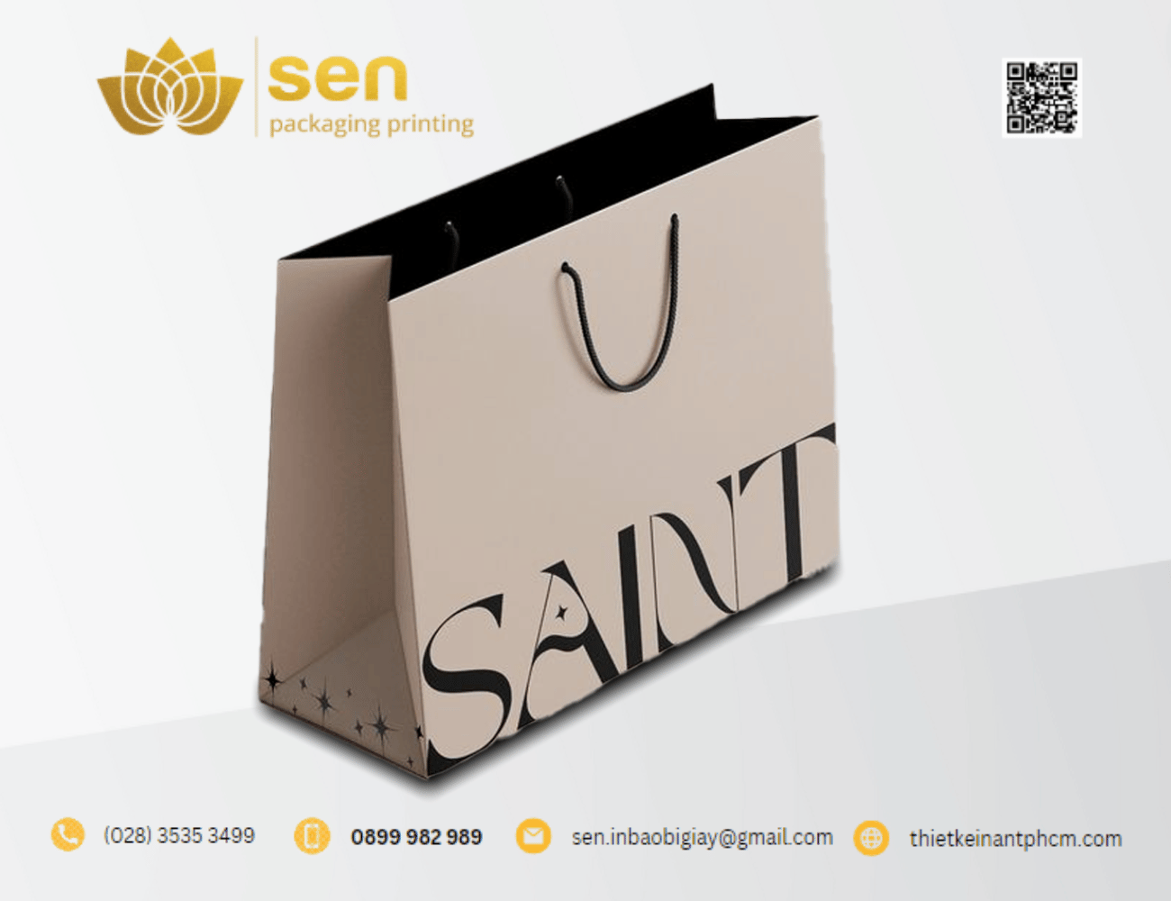 Quy Trình Sản Xuất Túi Giấy Tại Sen Vàng - Sen Vàng Packaging Sen Vàng Packaging - Hộp Giấy, Túi...