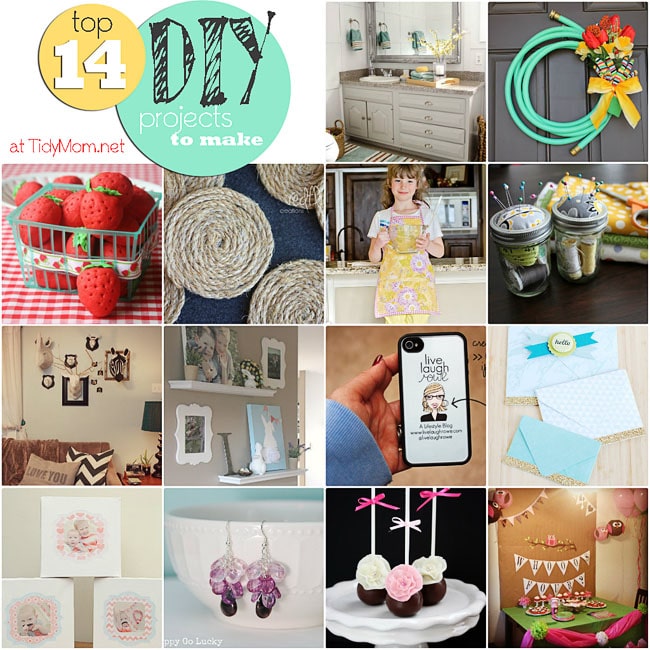 Top 14 DIY Projects To Make