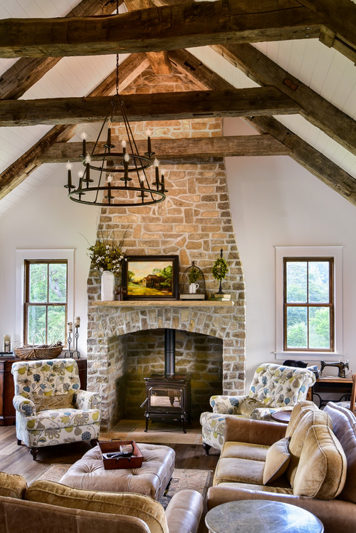 Stone Fireplace Vaulted Ceiling – I Am Chris