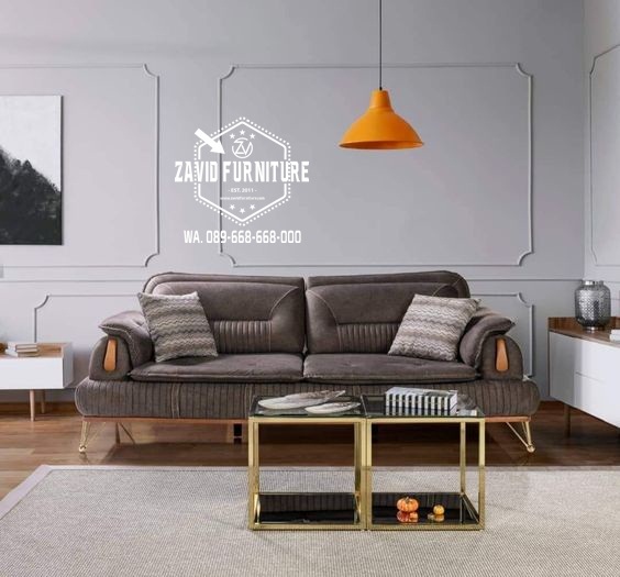 Jual Kursi Sofa Tamu Stainless Desain Mewah Salur Elite
