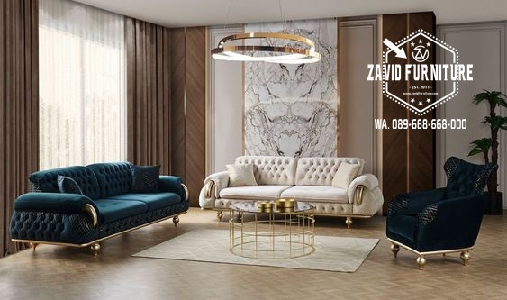 Jual Sofa Stainless Steel Desain Mewah Modern Berkelas