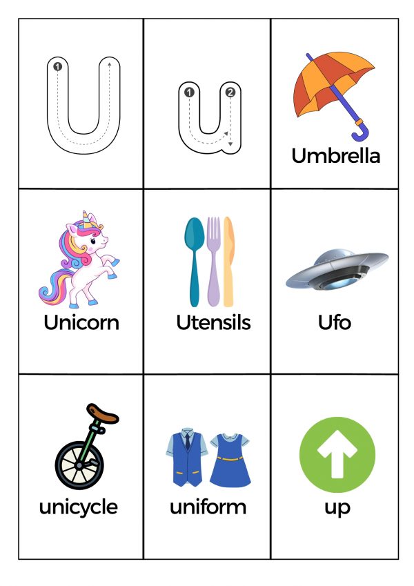 Nouns Beginning With U For Kids
