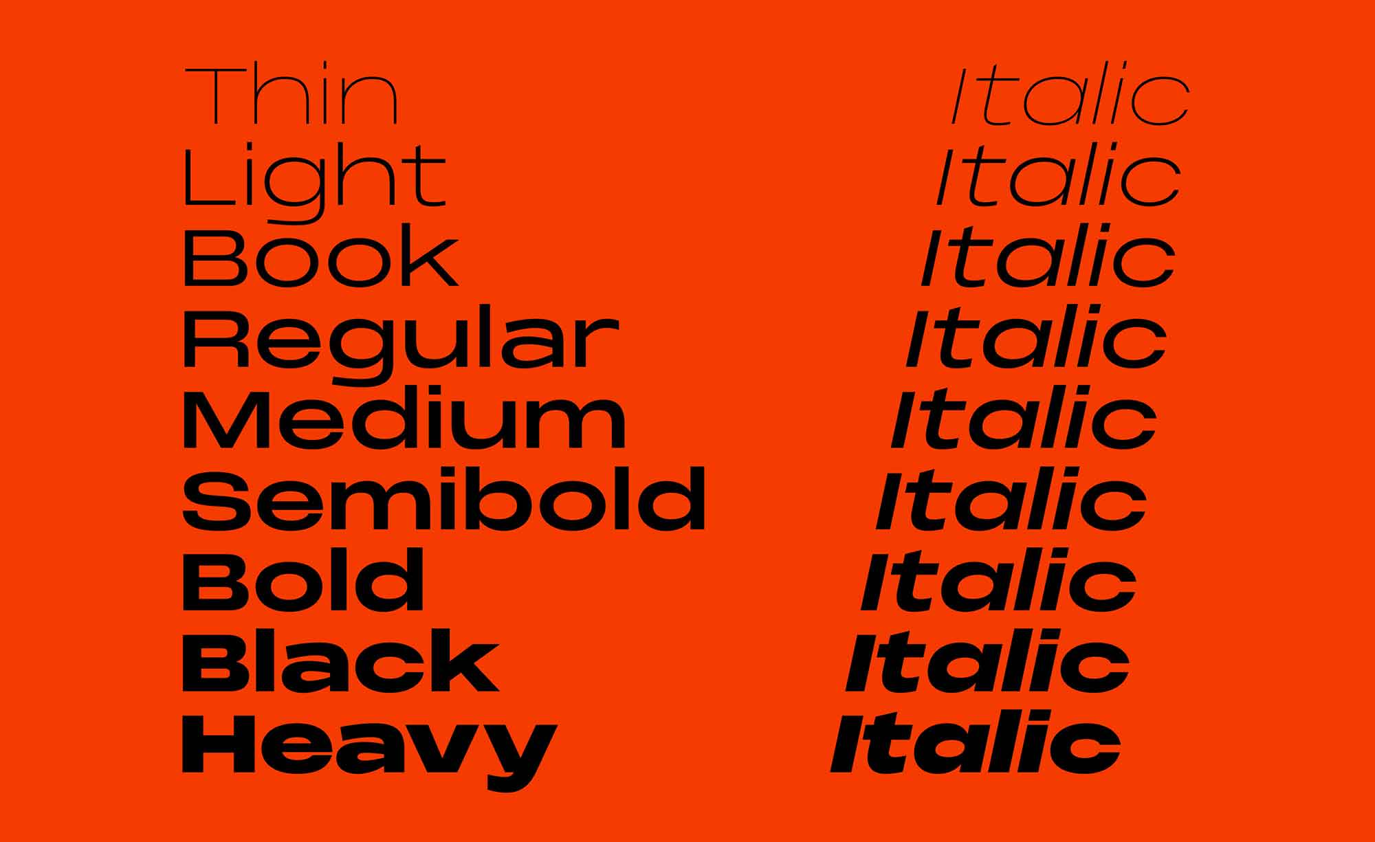 Monument Extended Typeface