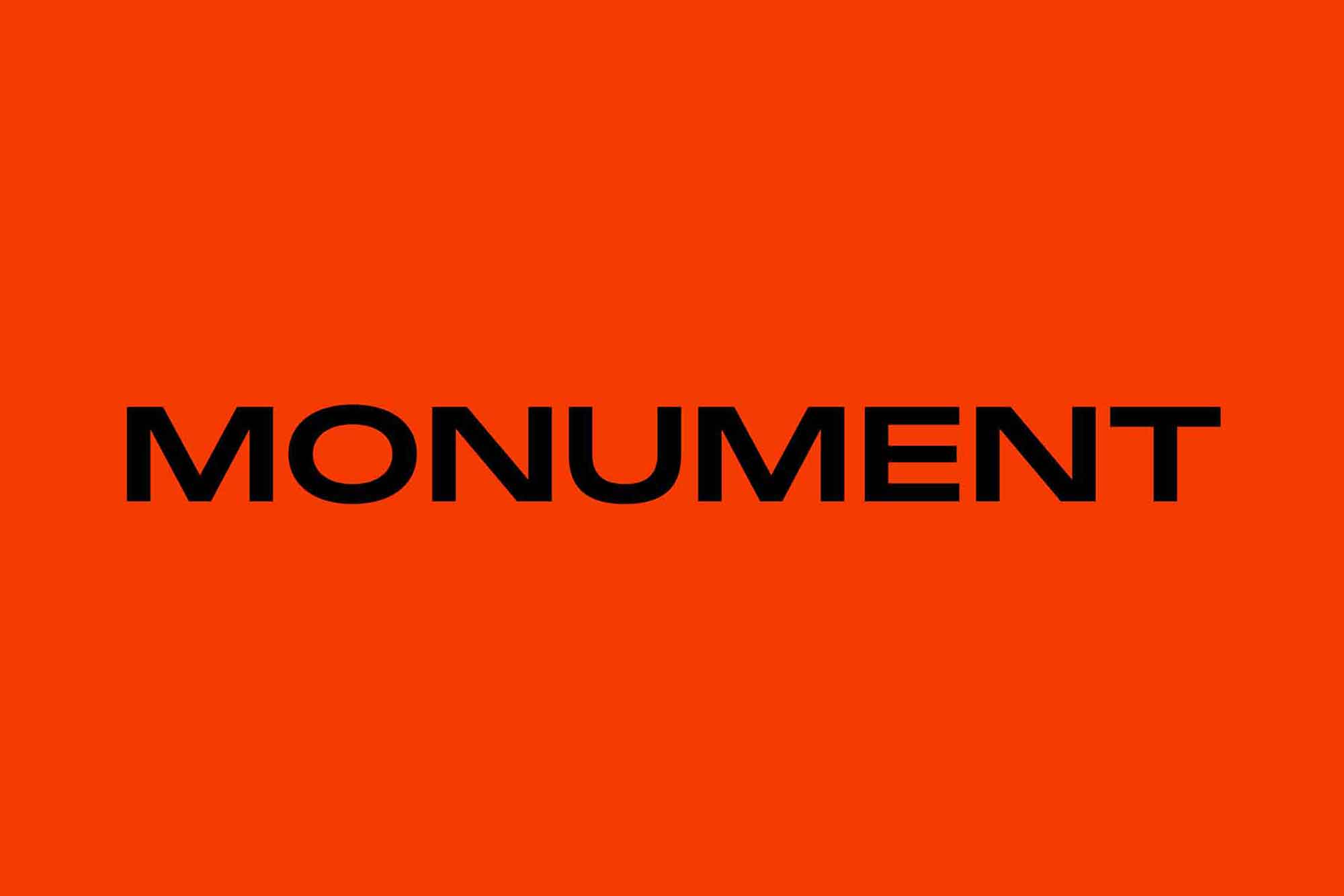Monument Extended Typeface