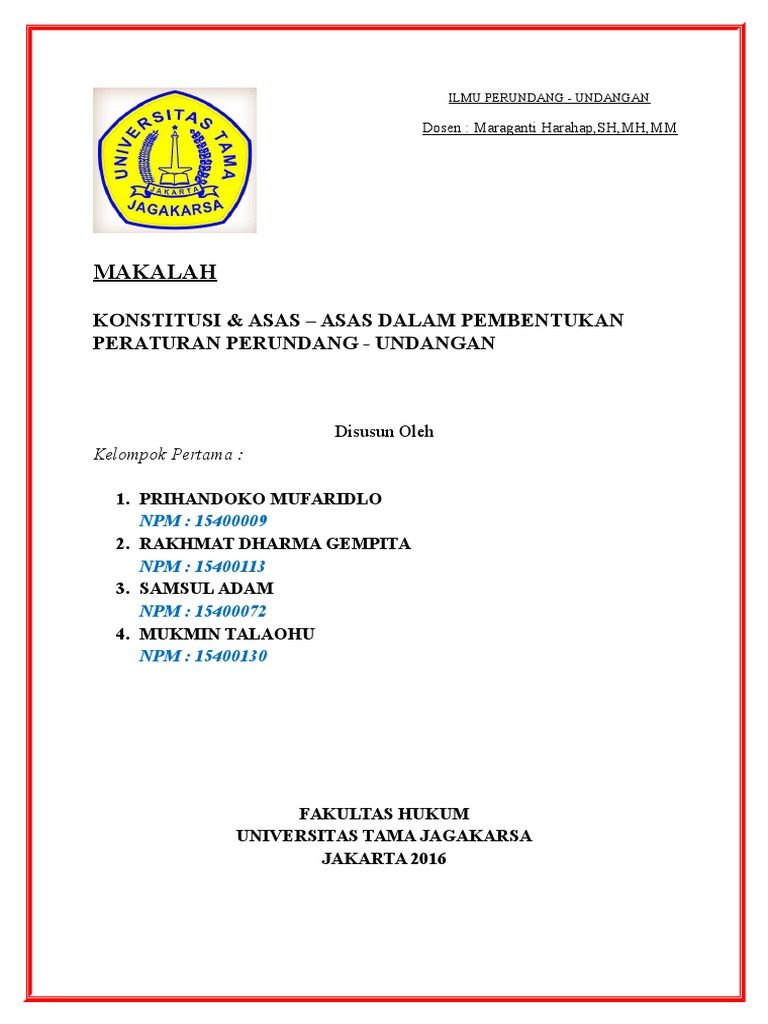 Cover Makalah Dan Tutorial Pembuatannya Yang Sering Digunakan - Uprint.id