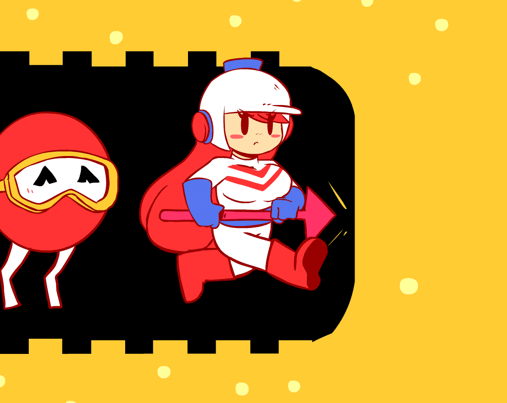 GIFy Dívky Dig Dug | USAGIF.com