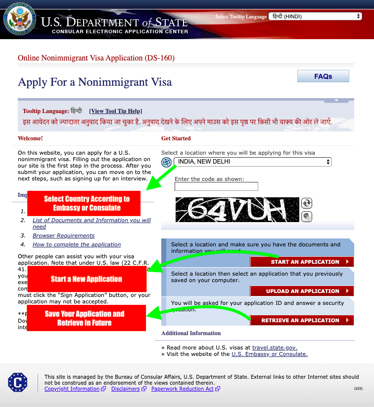 How to fill DS 160 Application Form for US VISA? Complete Guide
